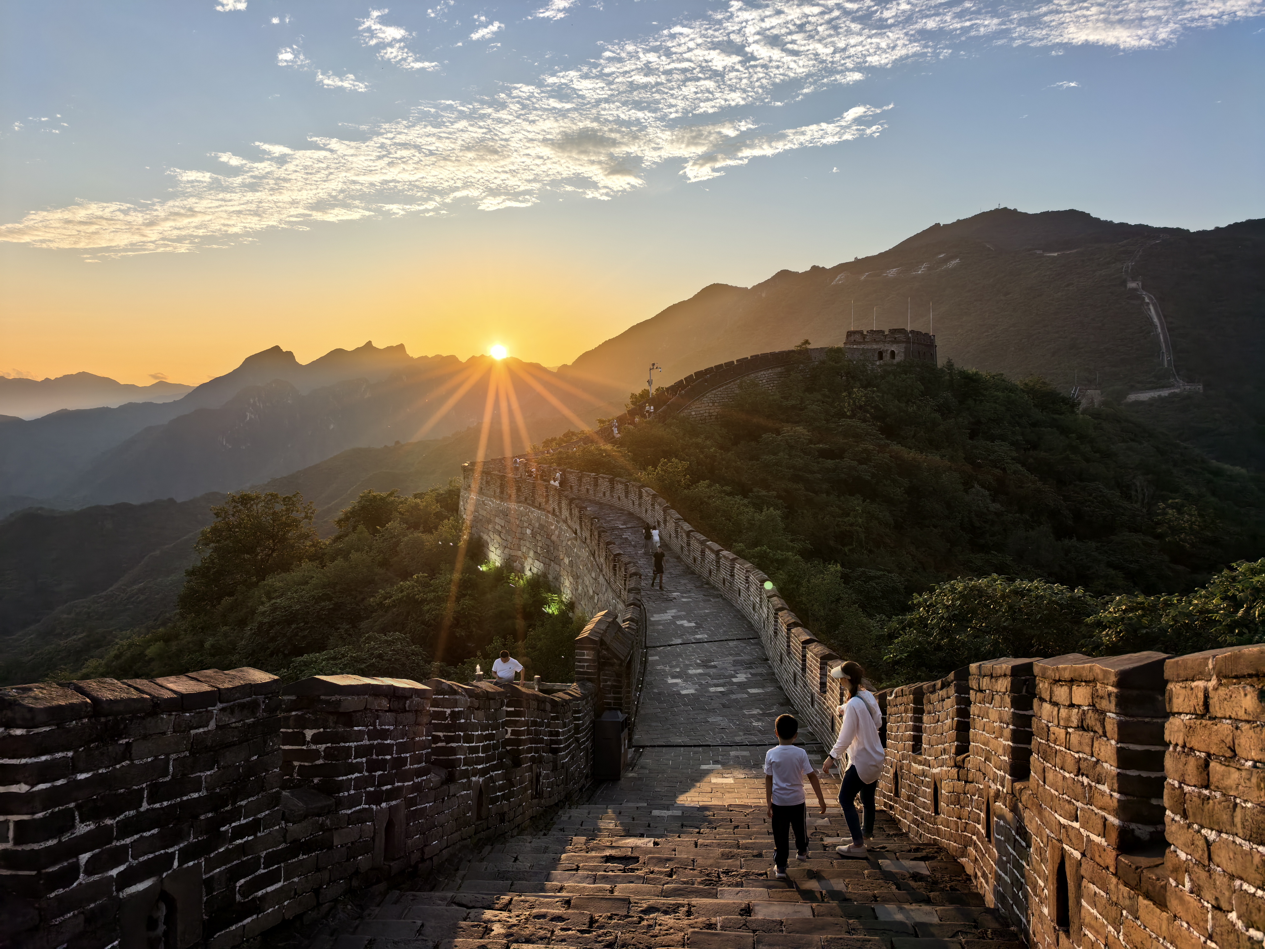 慕田峪长城全景